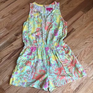 Lilly Pulitzer for Target Yellow Romper w/ Pockets